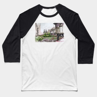 A view from Bear Steps, Shrewsbury Baseball T-Shirt